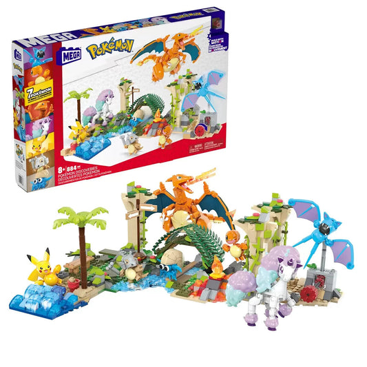 MEGA Construx Pokémon Discoveries 884 Piece Bundle. New In Box