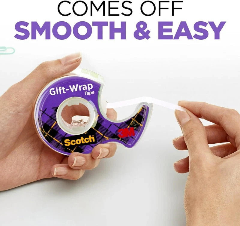 Scotch XL Tape Rolls Set Magic Tape & Gift Wrap Adhesive Tape 28m ea w/Dispenser