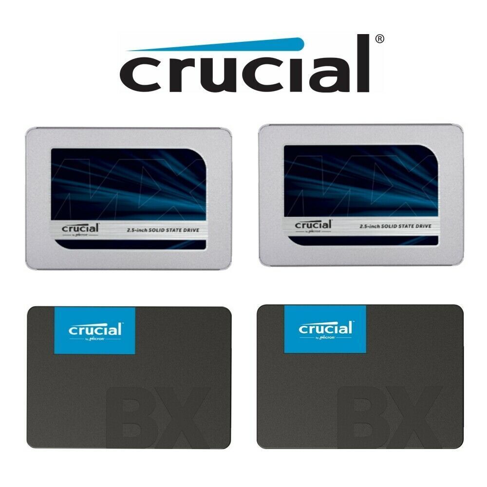 Crucial SSD 1TB 120GB 240GB 480GB 2TB BX500 Solid State Drive 2.5" SATAIII MX500