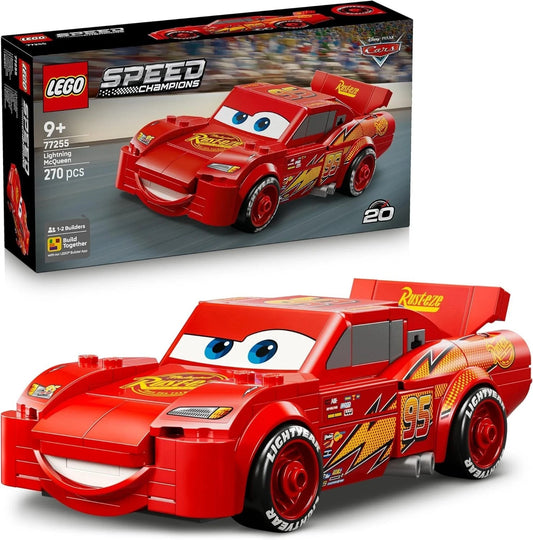 LEGO SPEED CHAMPIONS 77255 Lightning McQueen Disney Cars - New Sealed in Box