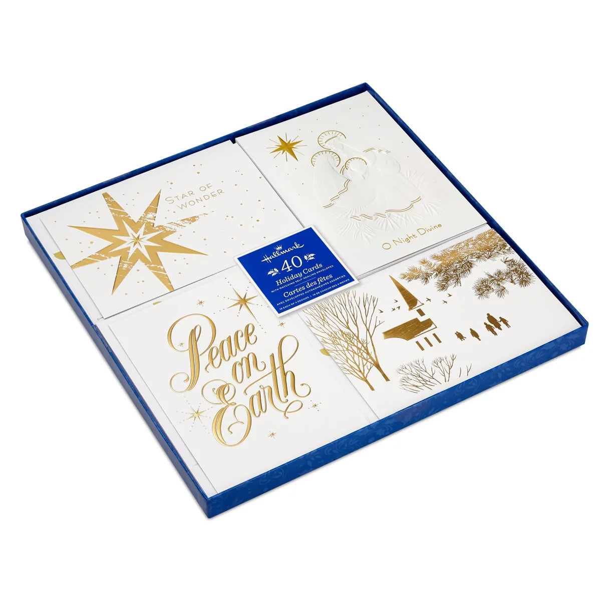 Hallmark Traditional Holiday Card Assortment 40 Pack - Elegant Icons