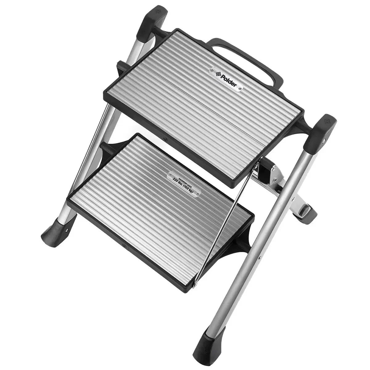 Polder Easy Close 2 Step Folding Ladder Easy Fold Mechanism Heavy Duty