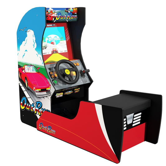 Arcade1Up Outrun ™ Seated Arcade Machine Racing Game Steering Wheels Brand New