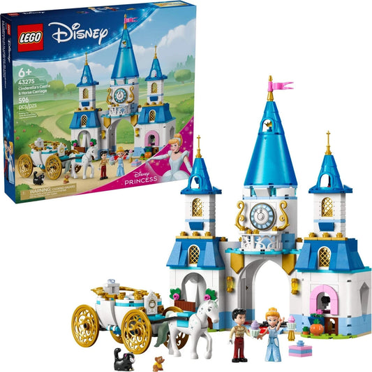 LEGO 43275 Disney Cinderella's Castle & Horse Carriage