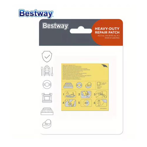 Bestway 10 Piece Underwater Adhesive Repair Patch, Swimming Pool Patch Repair