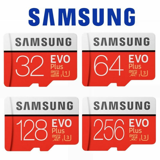 Micro SD Card SamSung Evo Plus 32GB 64GB 128GB 256GB Class 10 SDHC SDXC Memory 
