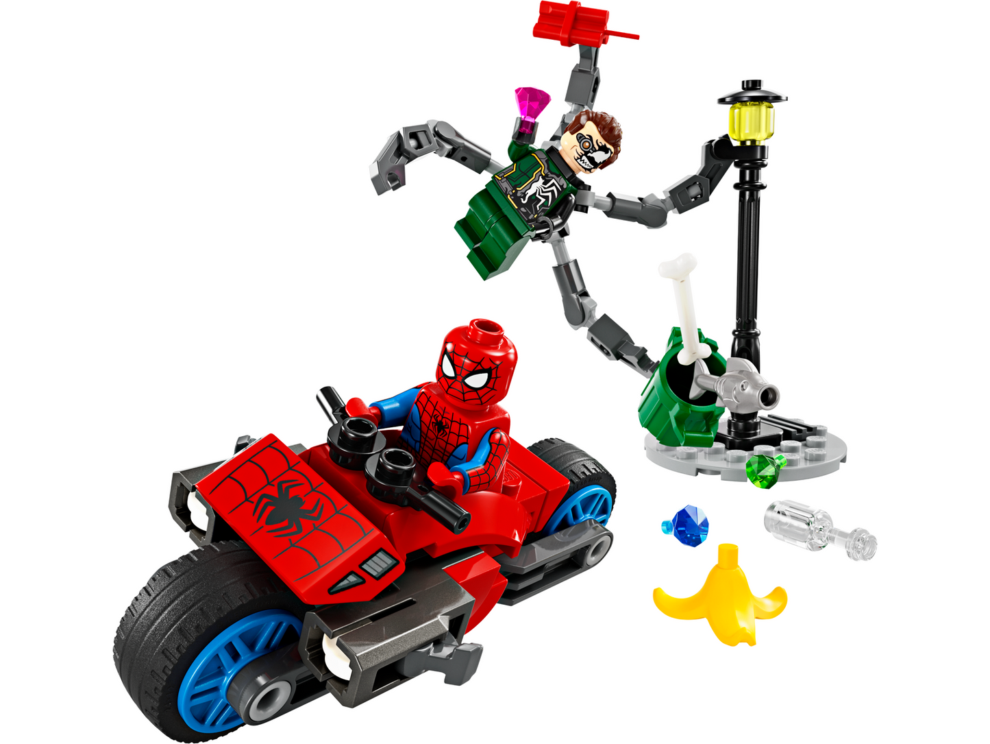 LEGO 76275 Motorcycle Chase: Spider-Man Vs. Doc Ock