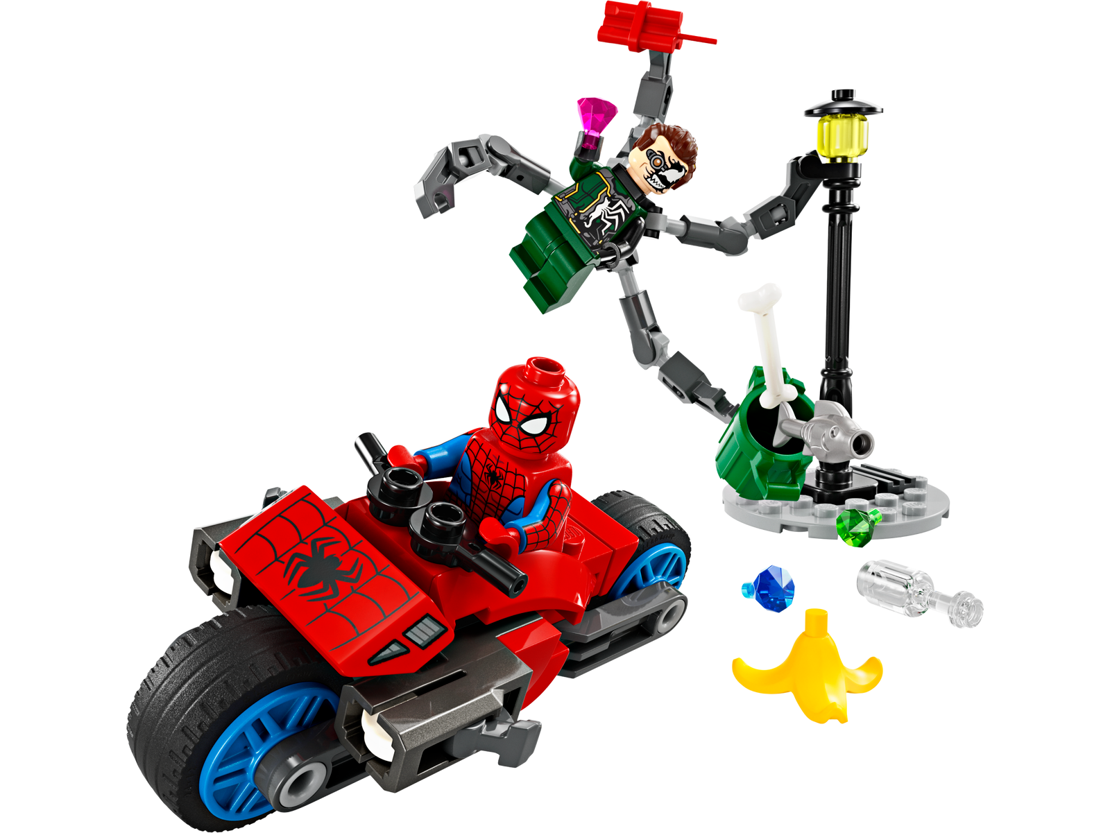 LEGO 76275 Motorcycle Chase: Spider-Man Vs. Doc Ock