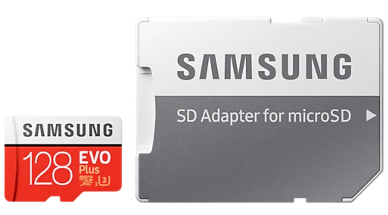 Samsung Micro SDXC SD Card 128GB EVO Plus 100MB/s with SD Adapter U3 CLASS 10 4K
