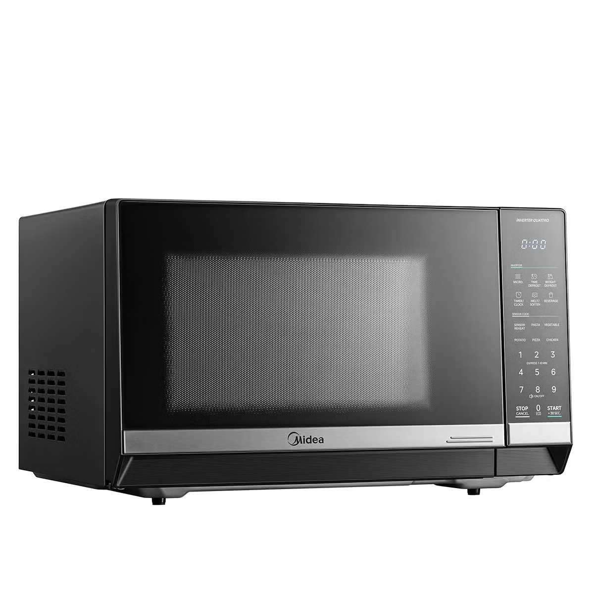 Midea 34L Smart Inverter Microwave 1200W Black Countertop Oven MMW12VT34B New