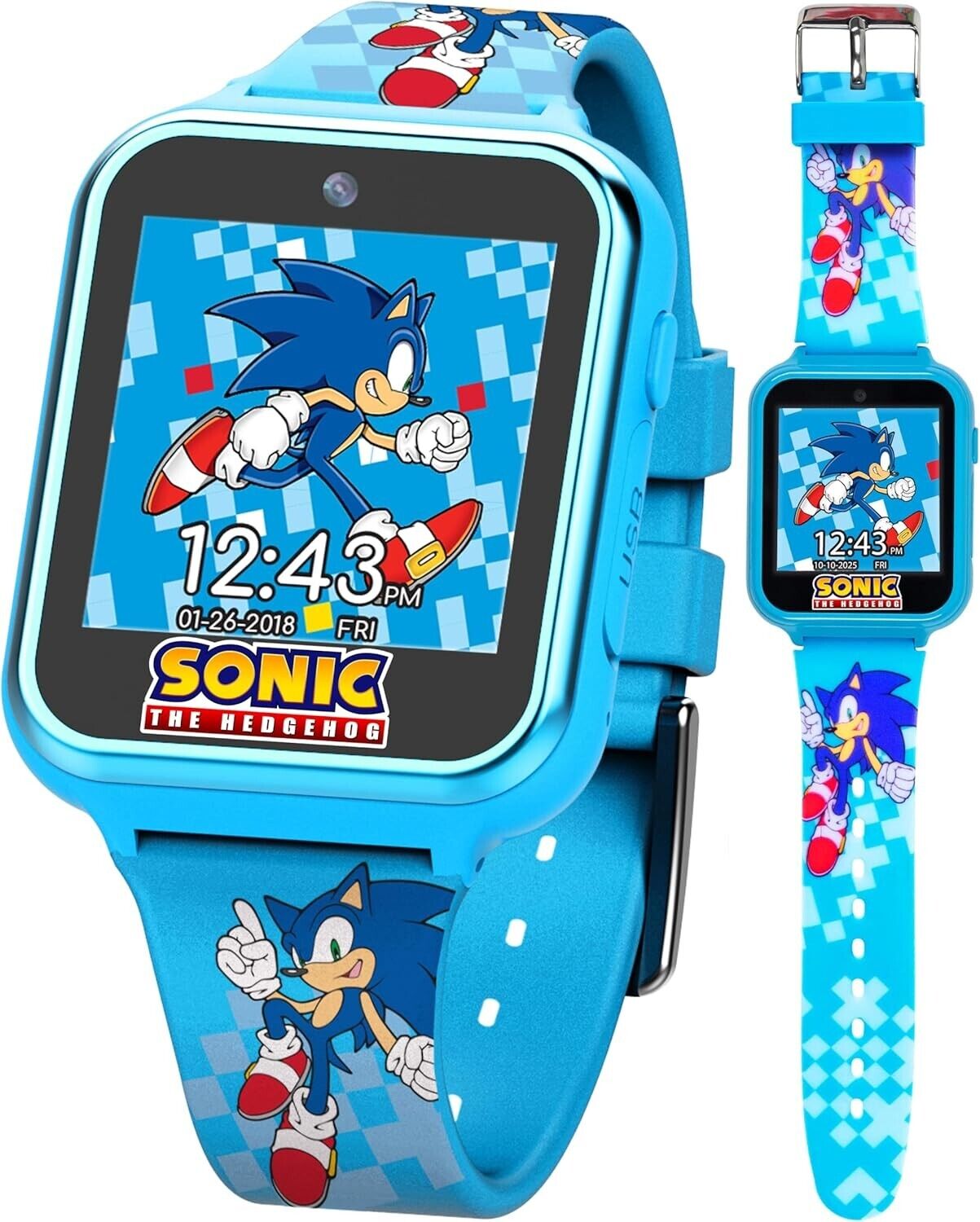 Sonic The Hedgehog Smart watch Camera Time Learning Video Calculator Smartwatch