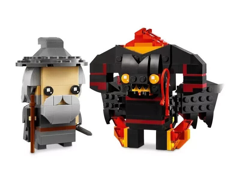 LEGO 40631 The Lord of the Rings Brickheadz Gandalf the Grey & Balrog