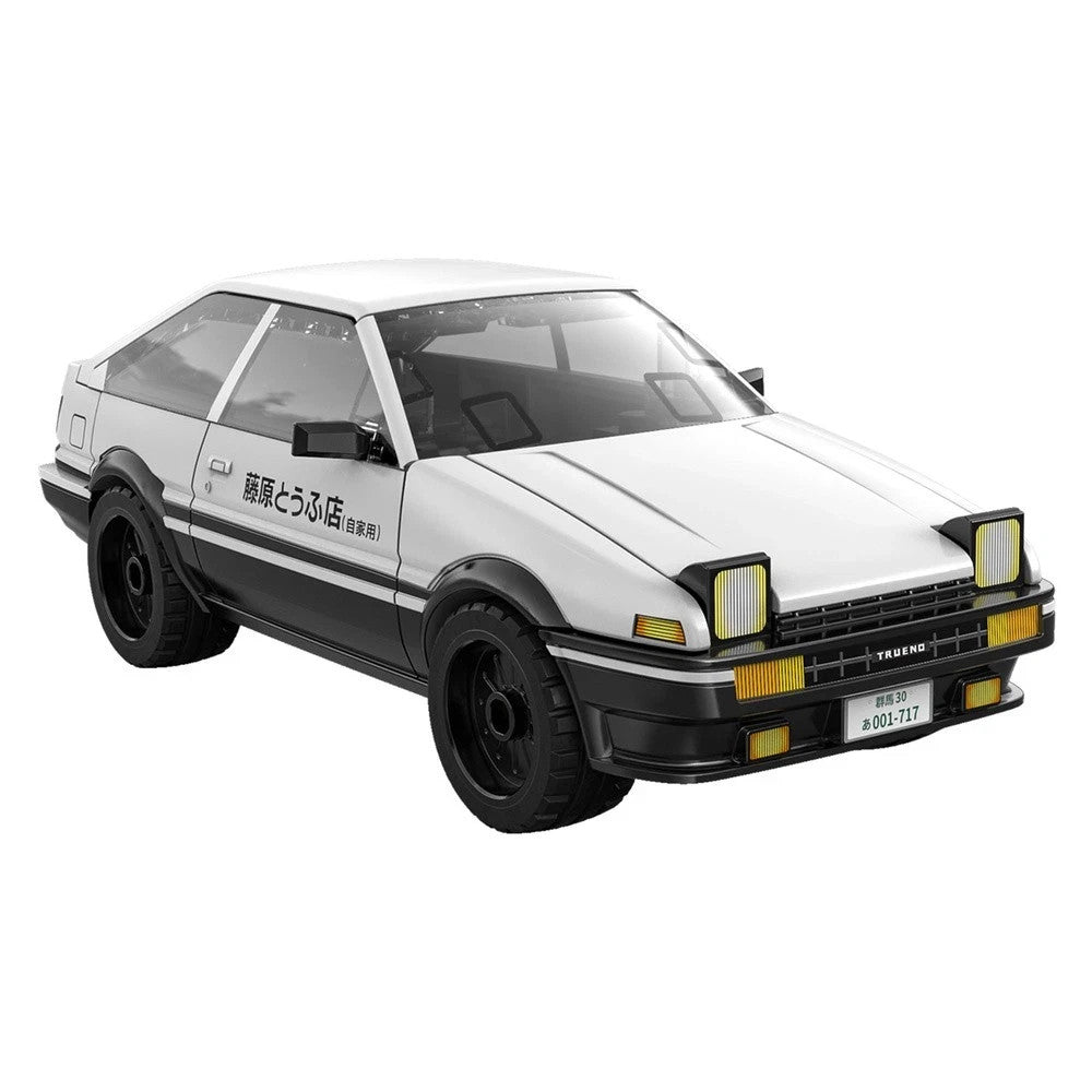 CaDA Initial D Toyota AE8 Trueno Brick Construction Kit Takumi Fujiwara Age 8+