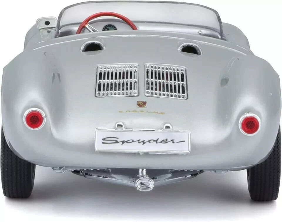 1956 PORSCHE 550A SPYDER SILVER by MAISTO SPECIAL EDITION 1:18