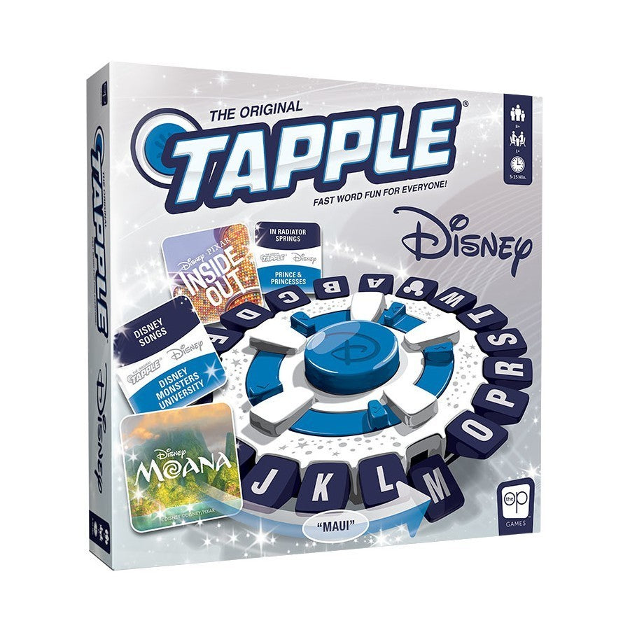 The Original TAPPLE Disney Edition - Fast Paced Family Trivia Word Game - NEW