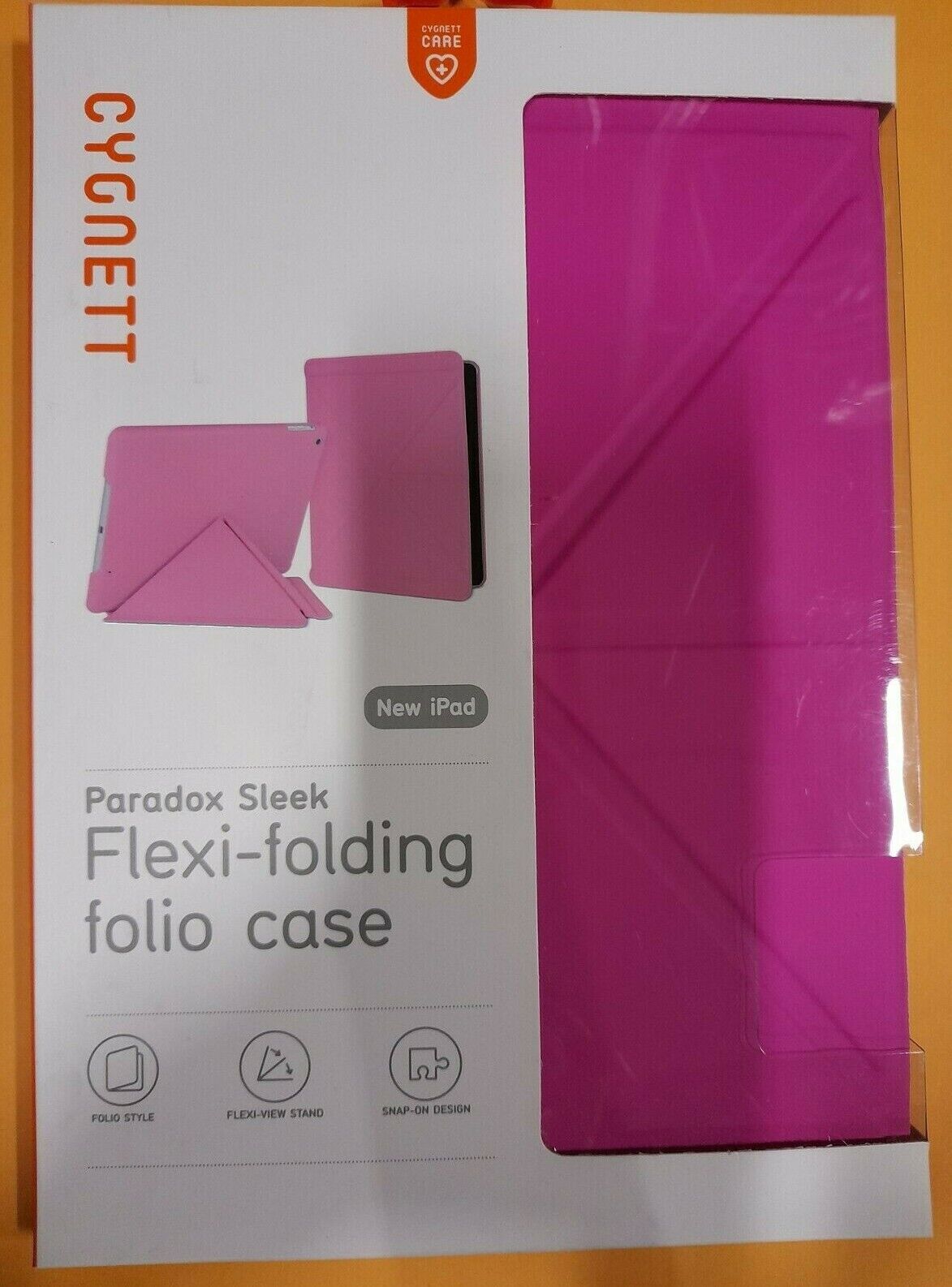 Cygnett CY1322CIPSL Paradox Sleek Flexi Folding Folio Case for New iPad