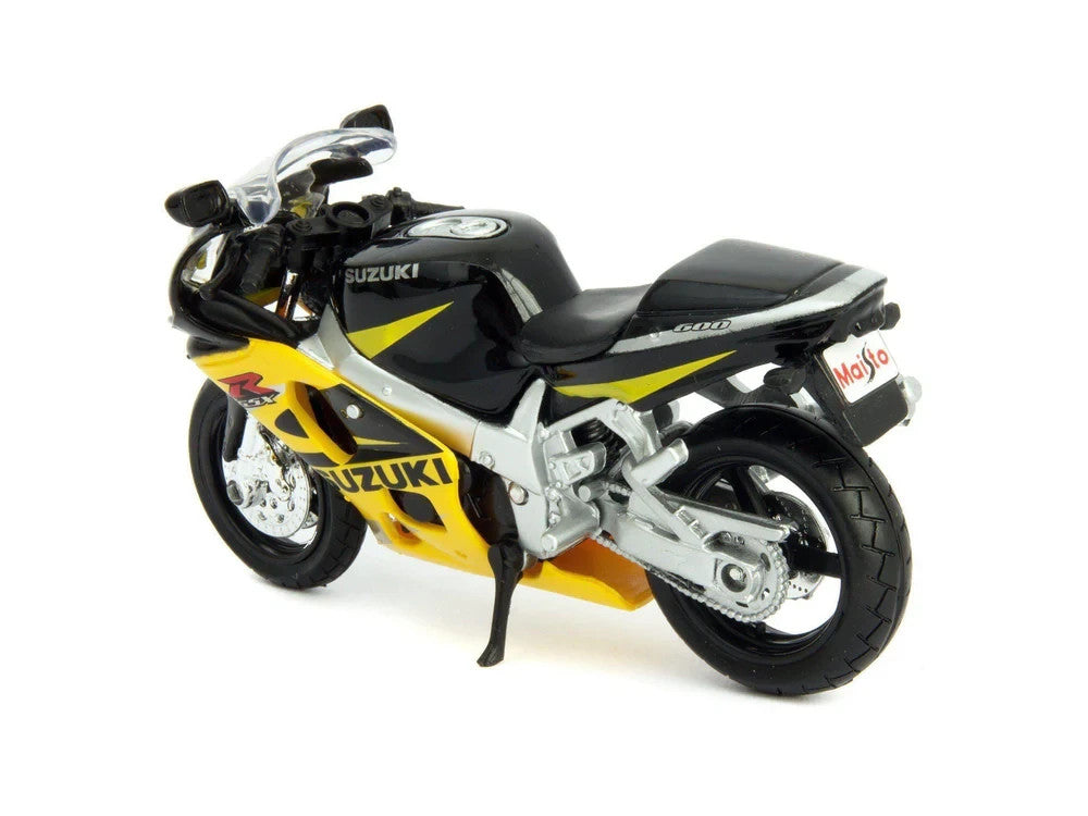 Maisto 1:18 – Suzuki GSX-R600 (Yellow) Motorbike – Special Edition Model