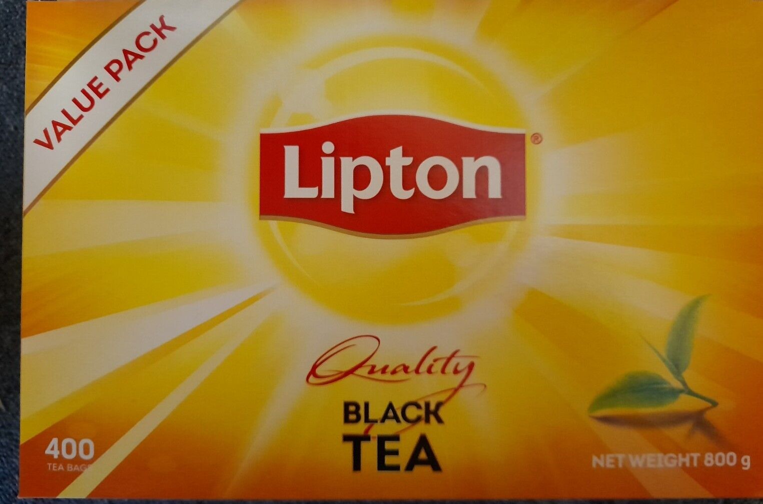 400 Tea Bags Net 800g Lipton Quality Black TEA Office Home Sachets Brand New