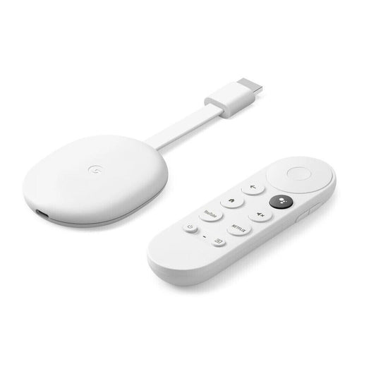Google Chromecast with Google TV (4K) GA01919-AU - Snow HD