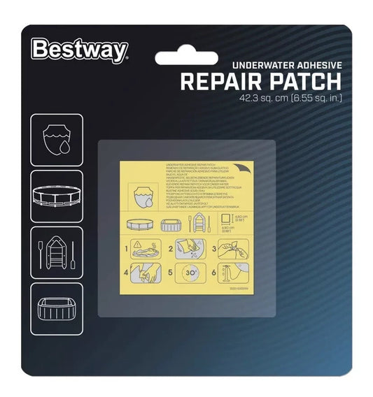 BESTWAY Underwater Repair Patch Adhesive Repair Patch 10 Pack Pool Part