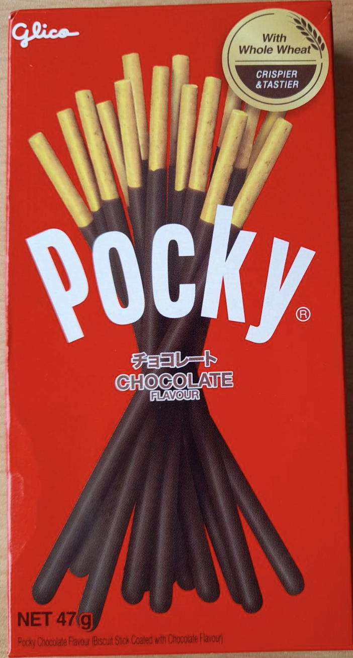 Glico Pocky Choose from Cookies & Cream 40g each, Chocolate Flavour 47g each