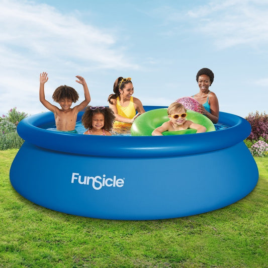 NEW Funsicle 10ft Fast Set Inflatable Swimming Pool Outdoor with Pump and Filter