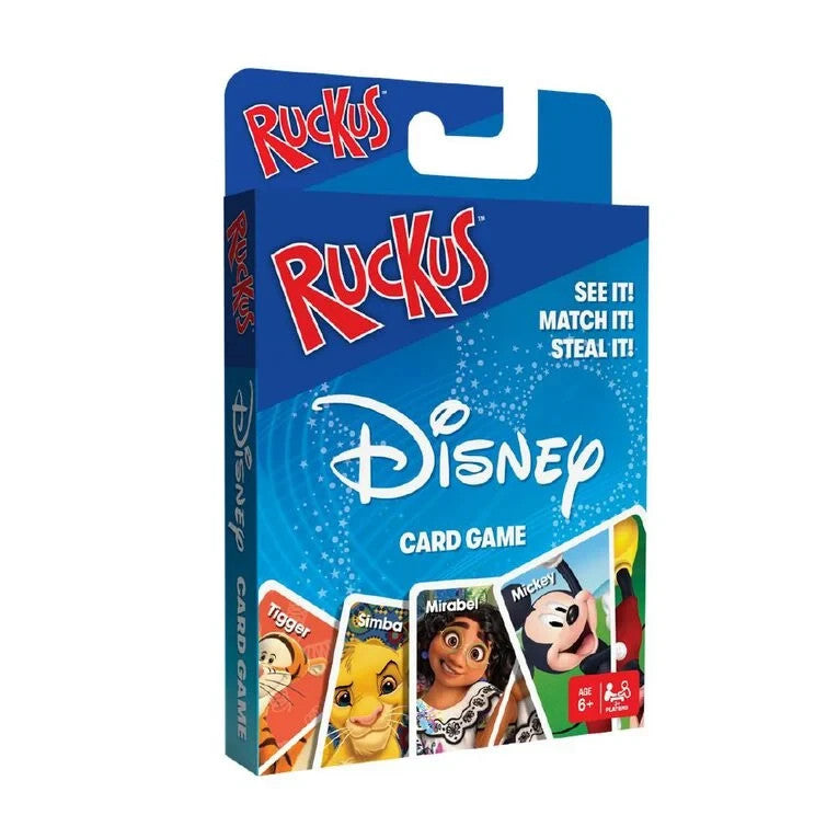 Disney Ruckus The Pantry Card Game - SEET IT MATCH IT STEAL IT, 6+ 3P+