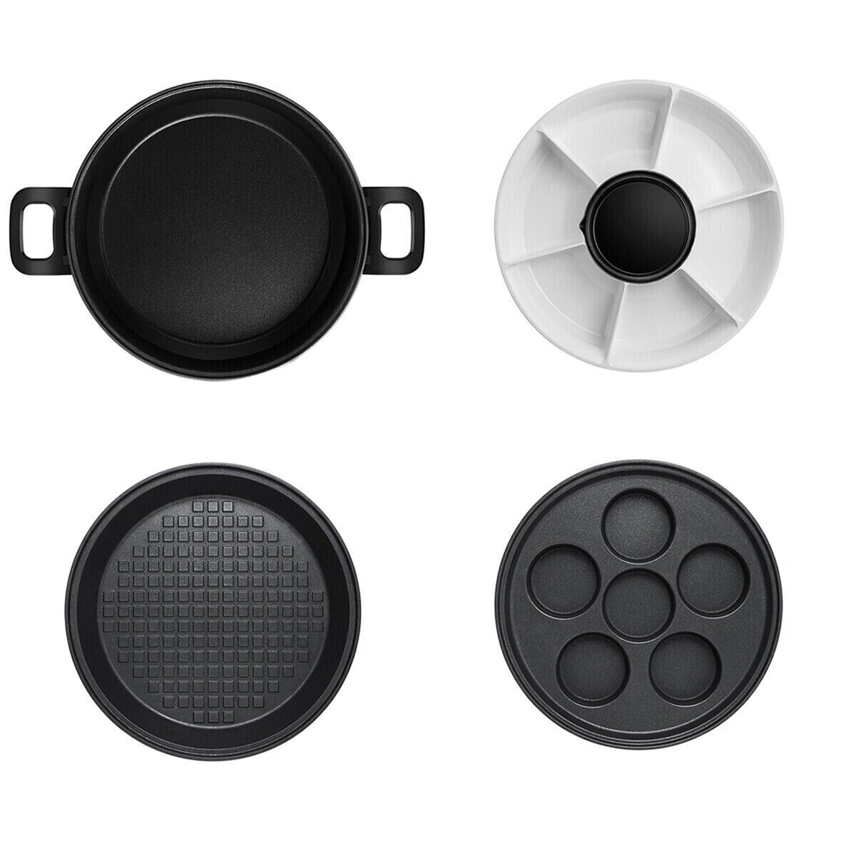 Morphy Richards Electric Pot Round Multifunction Grill Slow Cooker 1400W Green