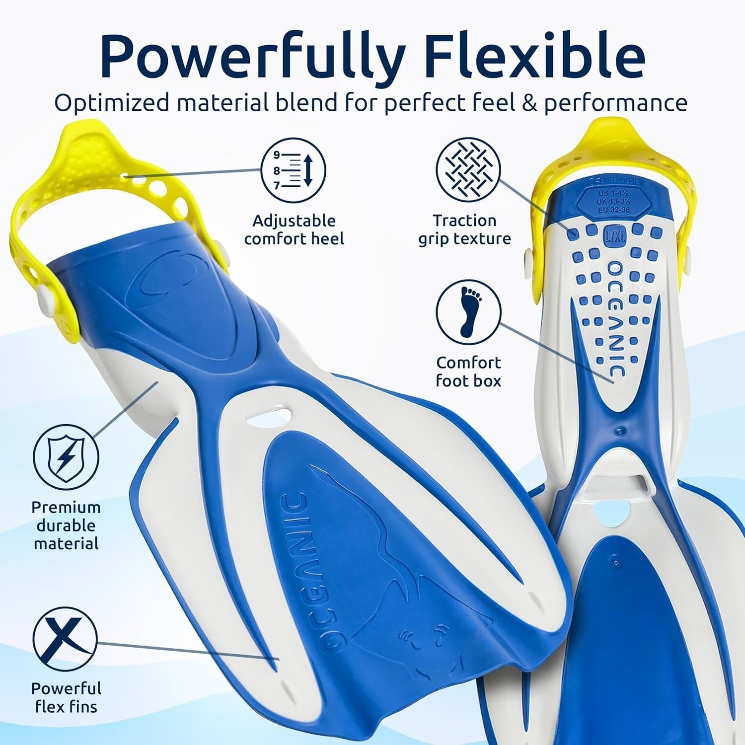 Oceanic Youth Junior Snorkeling Set Size S/M Teen JR 9-13.5 Adjustable Size