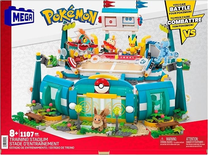 MEGA Pokemon Training Stadium Toy Set 1107 Pieces