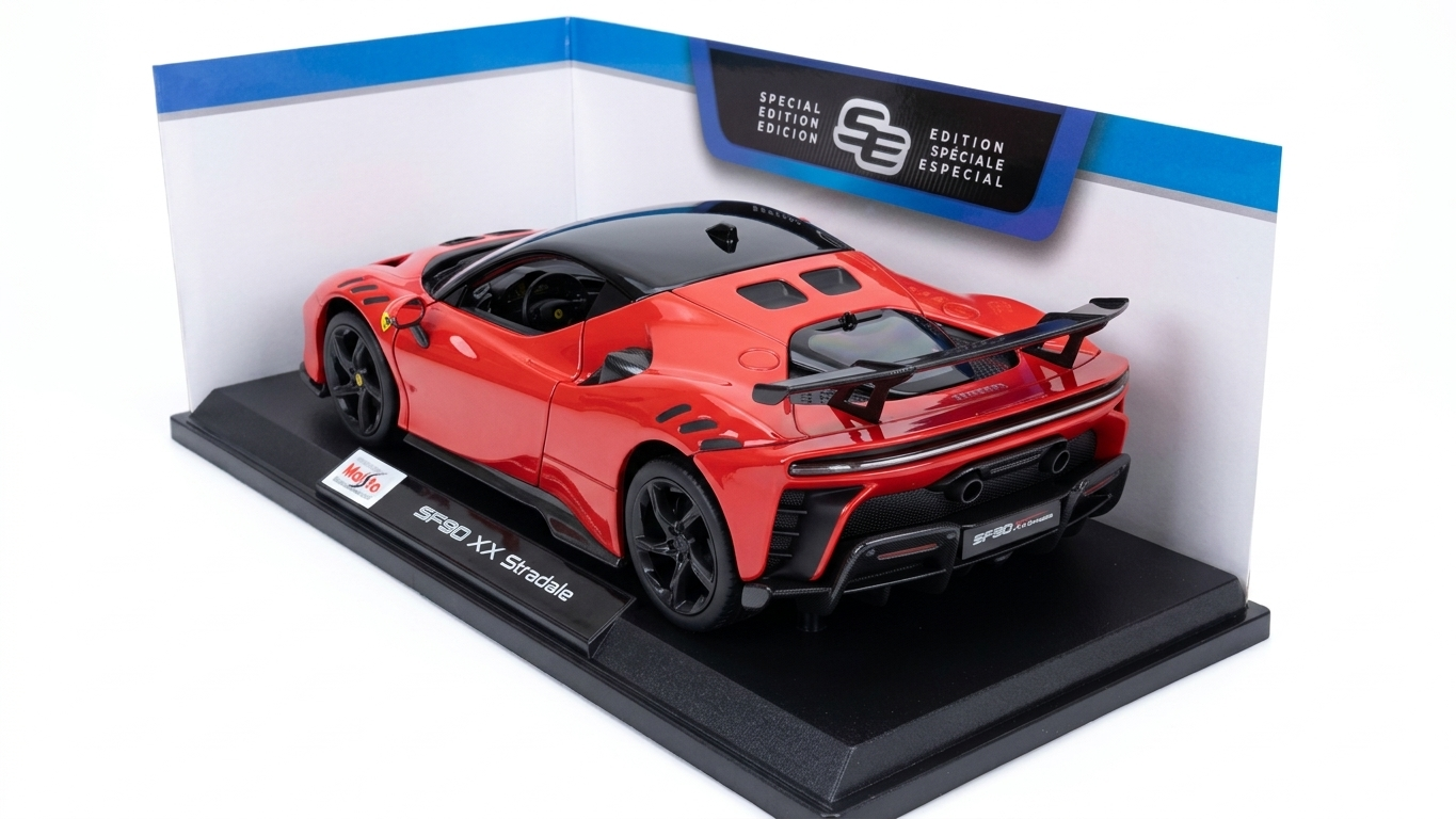 Maisto 1:18 Ferrari SF90 XX Stradale Orange Diecast – Special Edition