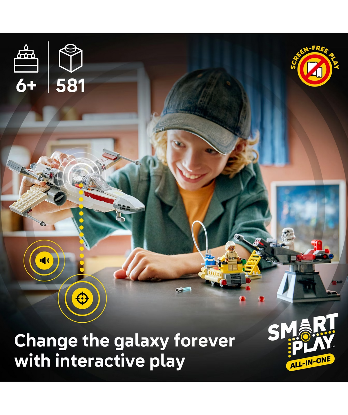 LEGO Star Wars Luke's Red Five X-Wing Set 75423 SMART Play Compatible 'BNIB'
