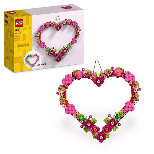 LEGO 40638 reator Heart Ornament Set, Building Toy for 9+ Brand New