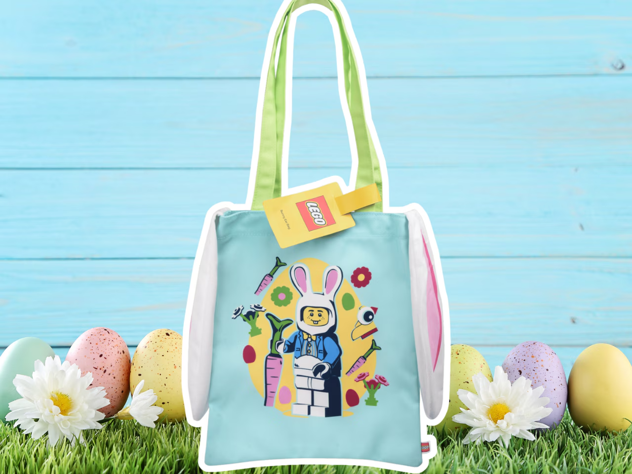LEGO 5010109 - Bunny Ear Bag- Tote Bag - Easter GWP - Brand New