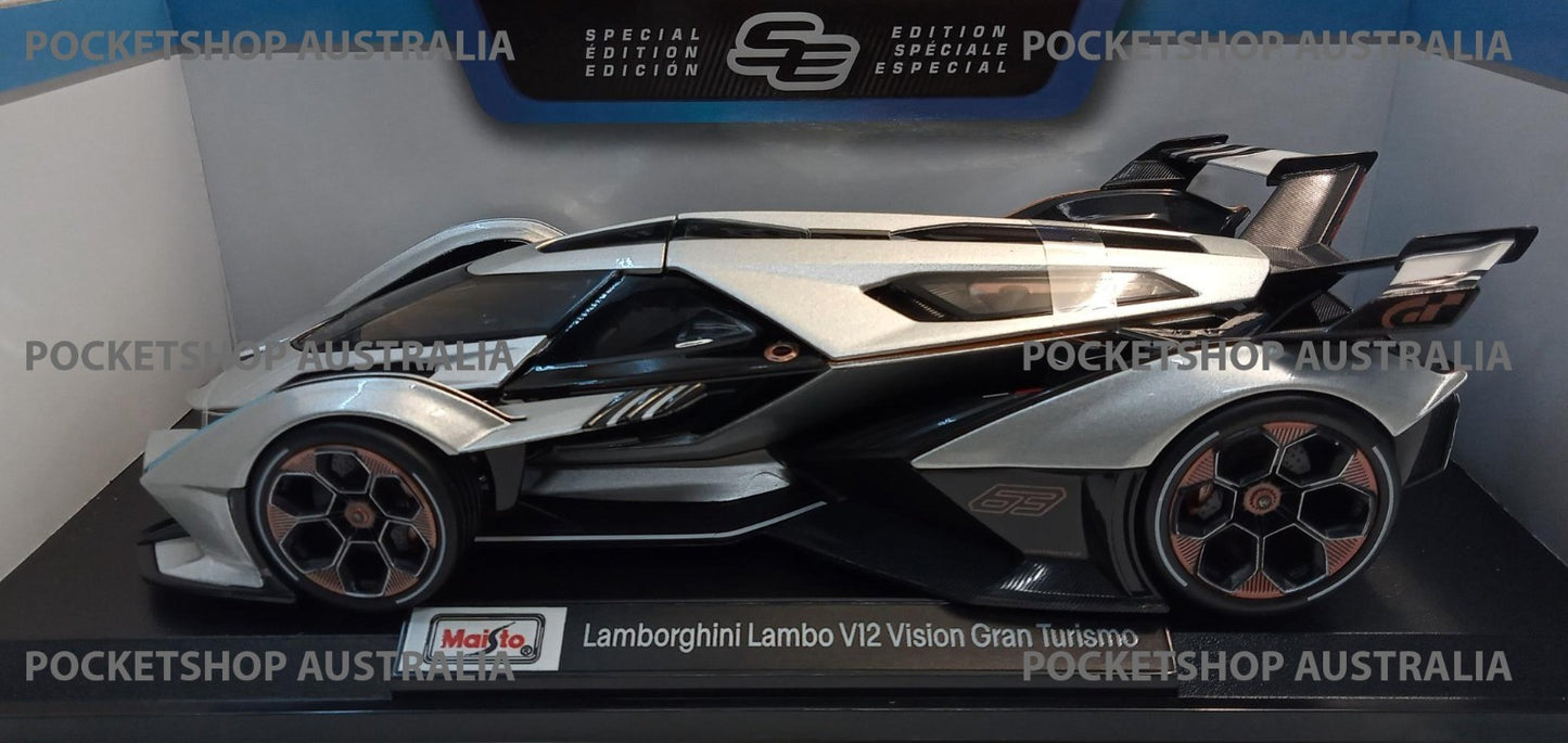 Maisto Lamborghini Lambo V12 Vision Gran Turismo 1:18 Diecast Display Toy Car
