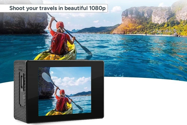 1080P Action Camera HD WiFi DV Sports Camcorder Underwater Cam Video Recorder