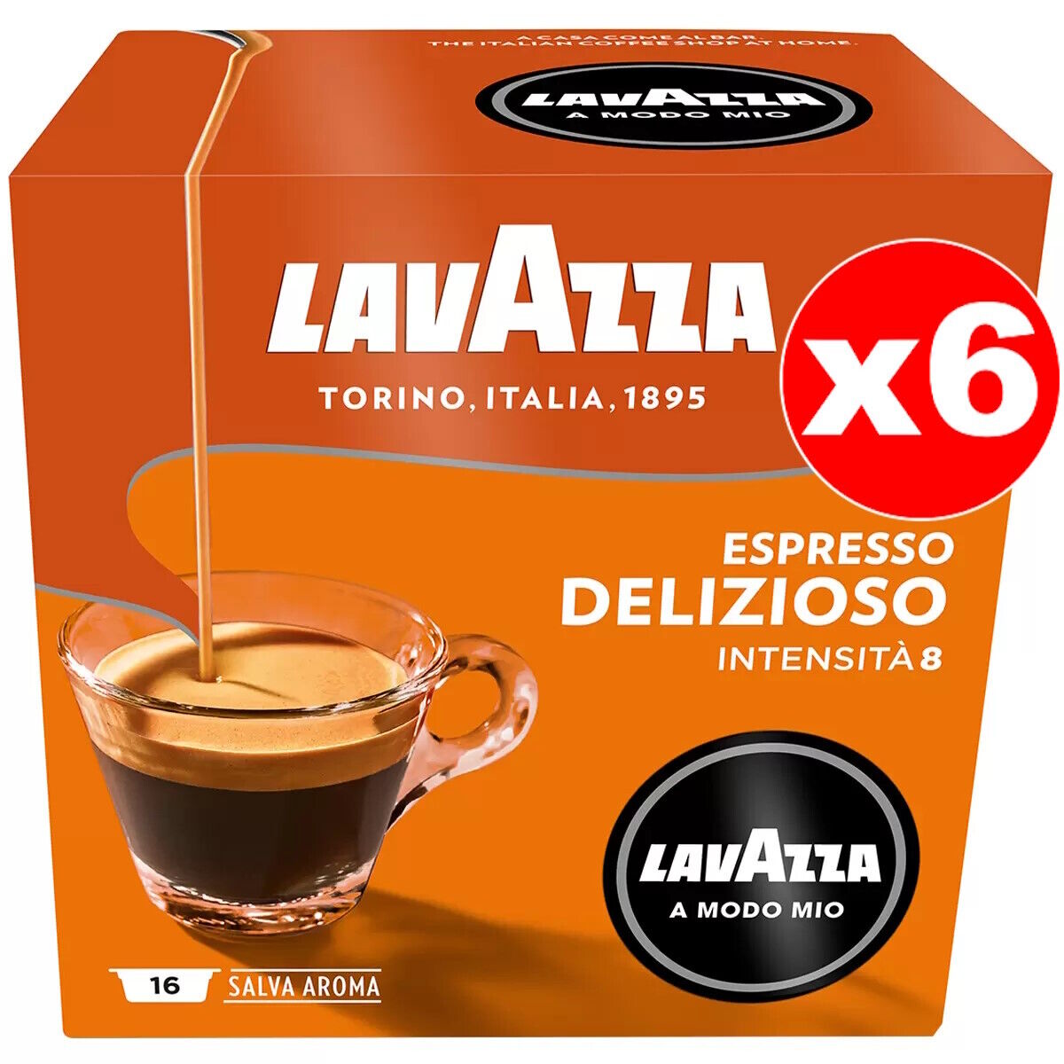 96 Capsules X Lavazza A Modo Mio Coffee Capsules Espresso Coffee Machine Pods
