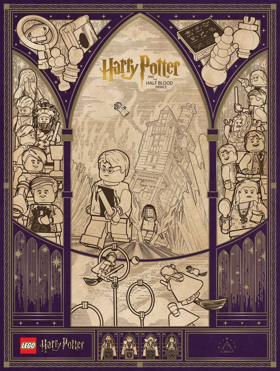 LEGO Insider Harry Potter 5009085 Art Print Posters 2nd Edition 5-8 Set of 4