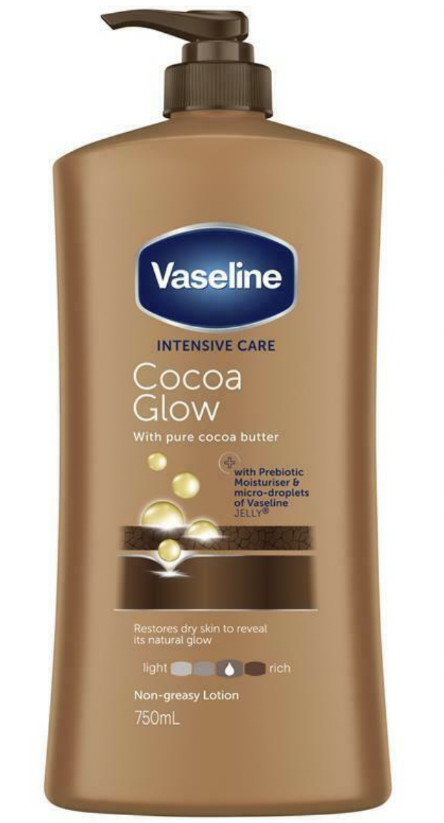 Vaseline Intensive Care Body Lotion Cocoa Glow 750ml Brand New
