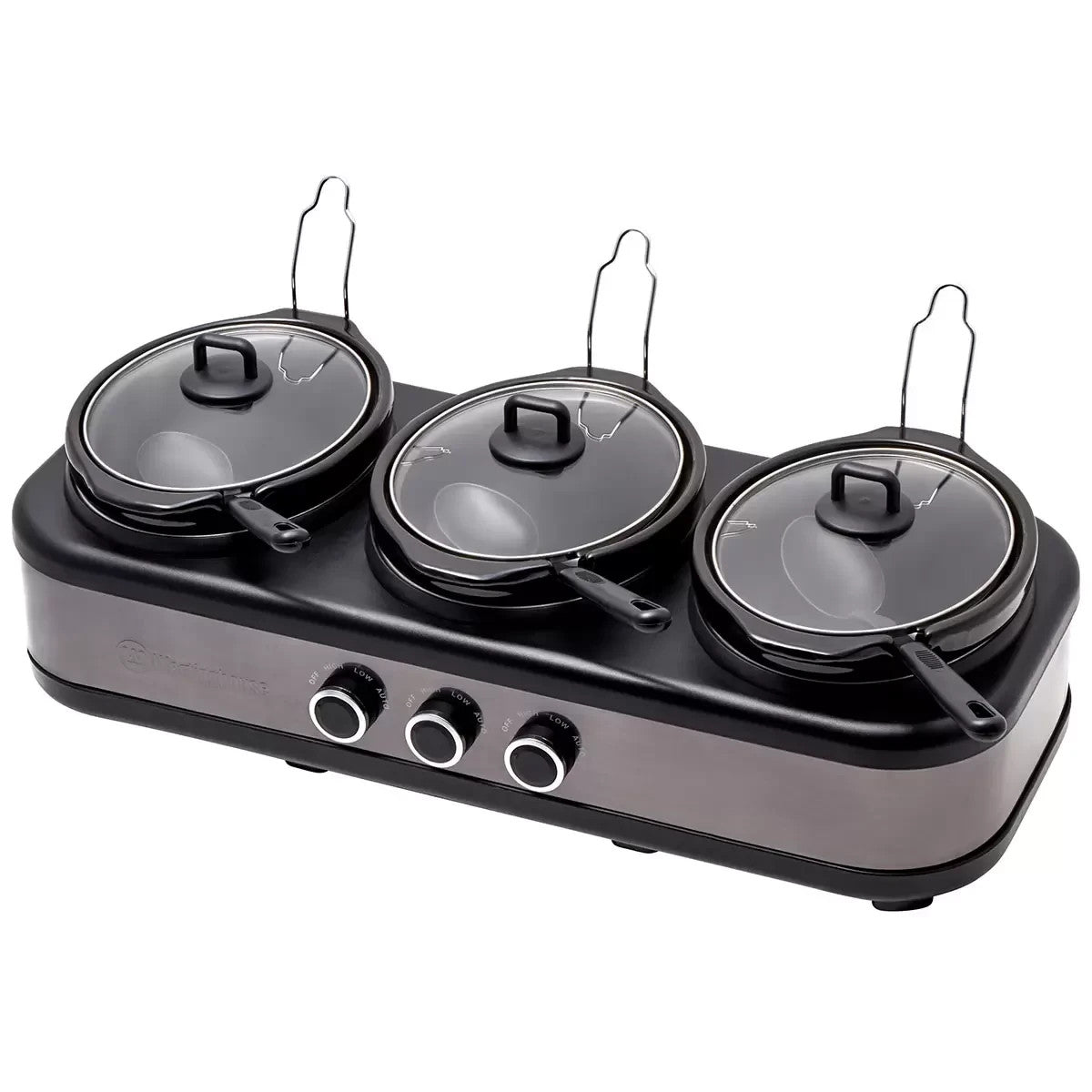 Westinghouse Slow Cooker Ceramic Pots 3 x 2.5L WHSC07KS