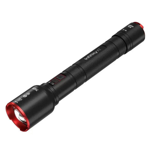 Infinity X1 7000 Lumen Dual Power Rechargeable Flashlight LED Tactical Torch