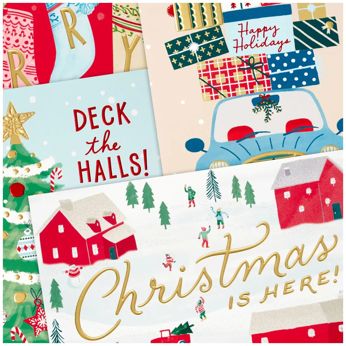Hallmark Traditional Holiday Card Assortment 40 Pack - Traditional Icons