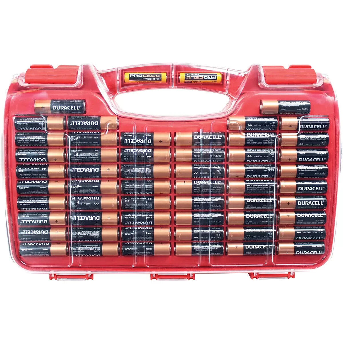 Battery Daddy Battery Organiser and Storage Case with Tester Holds 174 Batteries