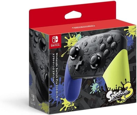 New Genuine Nintendo Switch Pro Controller Splatoon 3 Edition for Switch 1 & 2
