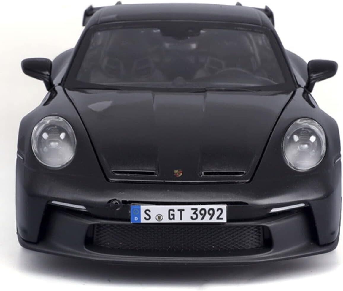 Maisto 1:18 2022 Porsche 911 GT3 Racing Diecast Model Car New in Box Black