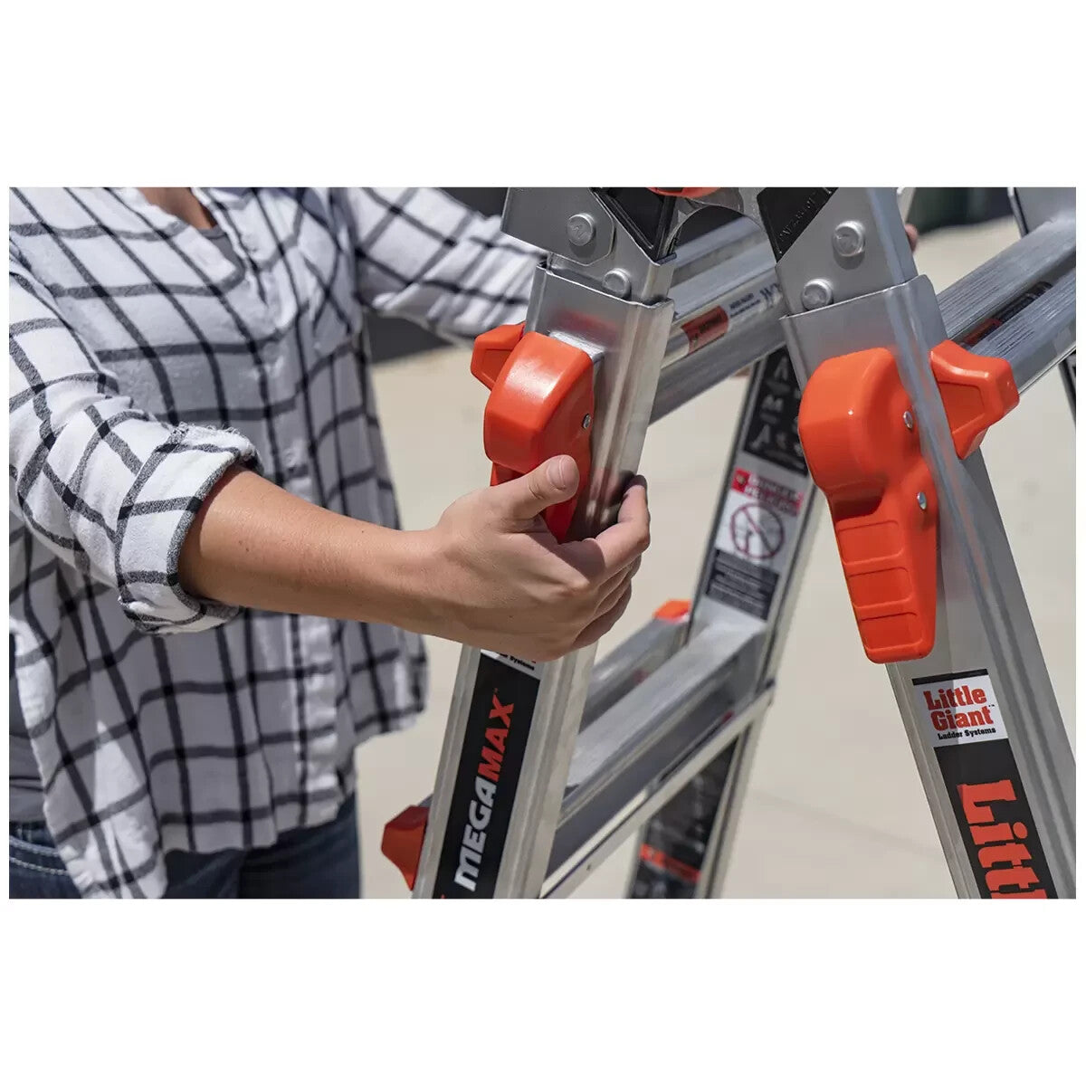 Little Giant MegaMax Multi-Position Ladder with Work Platform
