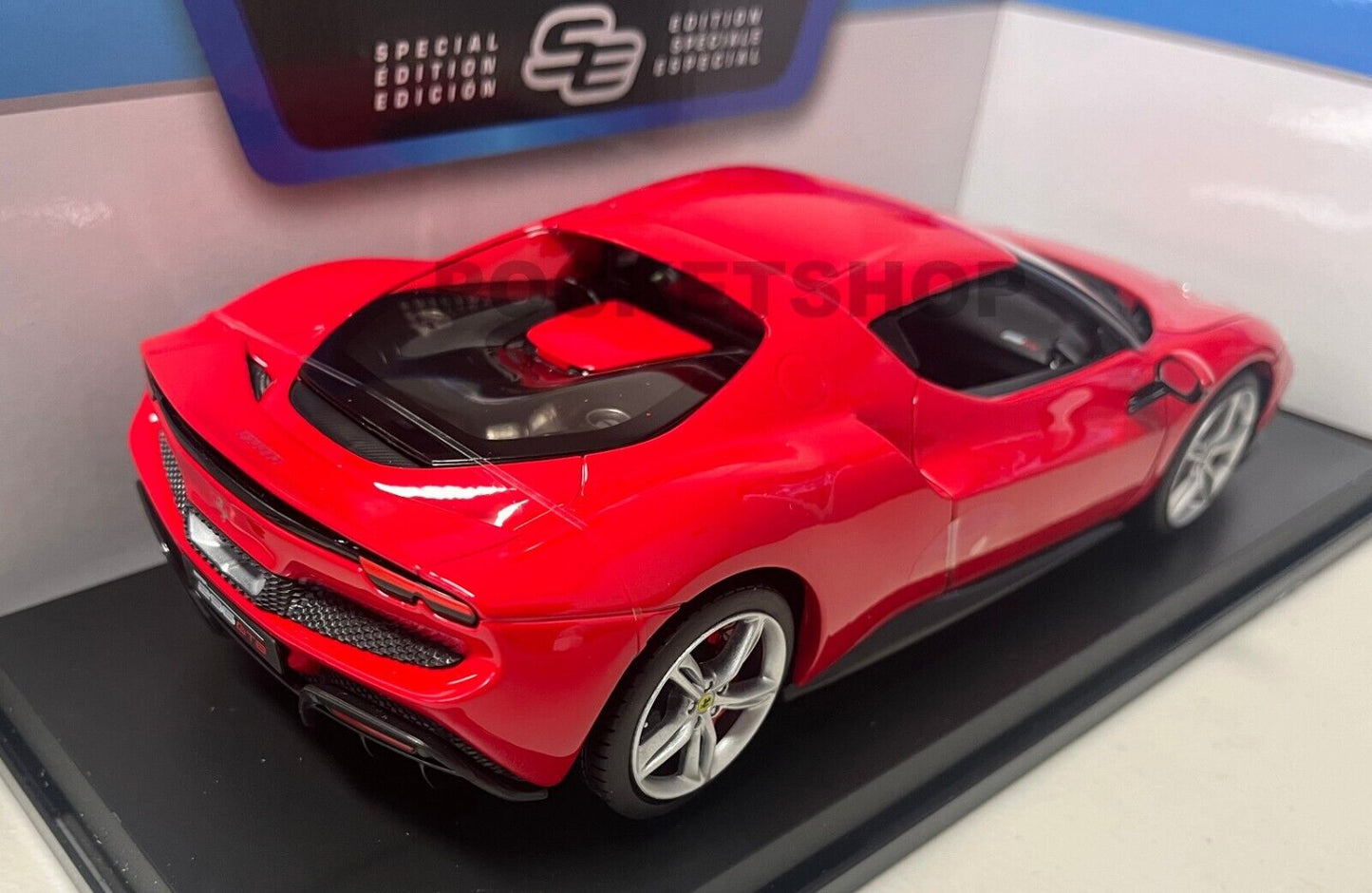 Maisto 2022 Licensed Ferrari 296 GTB 1:18 Red Diecast Model Car