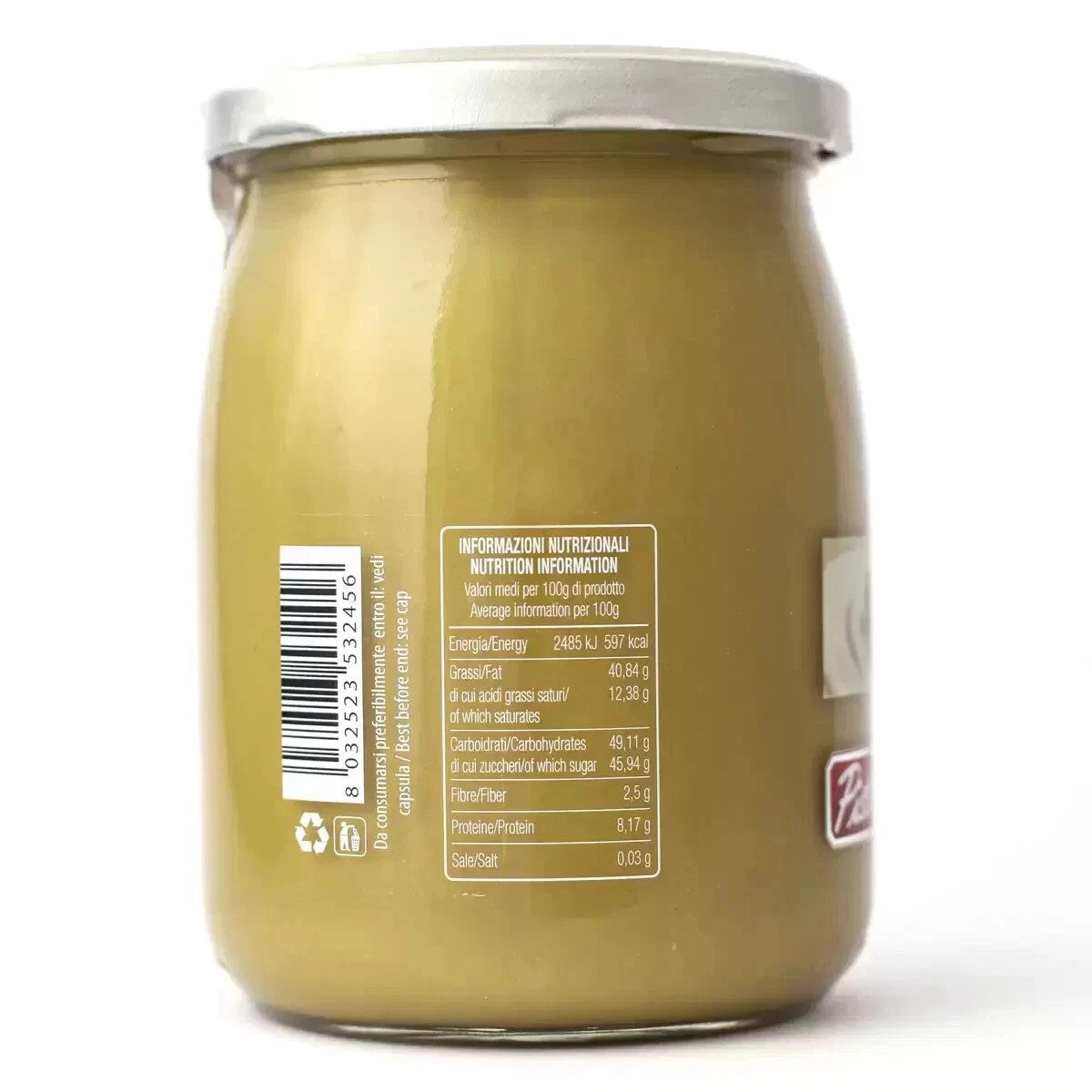 Pisti Sicilian Pistachio Cream Spread 600g - 1 Pack