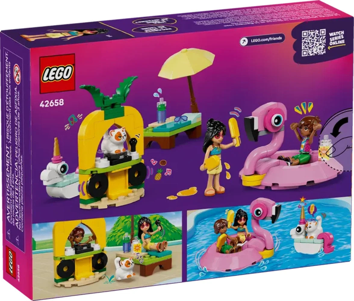 LEGO 42658 FRIENDS - UNICORN AND FLAMINGO POOL PARTY