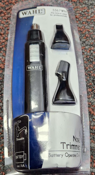 Wahl 5567WN Nose Trimmer Battery operated 3 in 1 Rinseable
